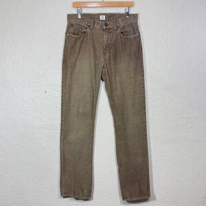 J Crew Vintage Slim Corduroy Pants 32x34 29104 Straight Y2K Preppy Old Money Ivy